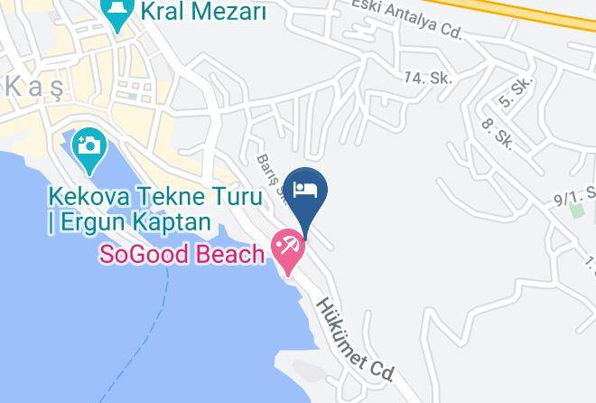 Kas - Linda Boutique Class Hotel Maps