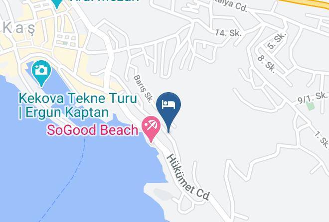 Kas - Kas Maki Hotel Maps