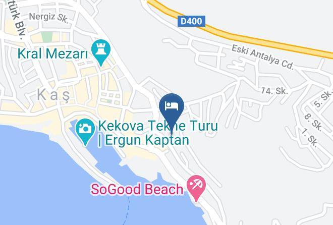 Kas - Kas Rezervasyon Maps