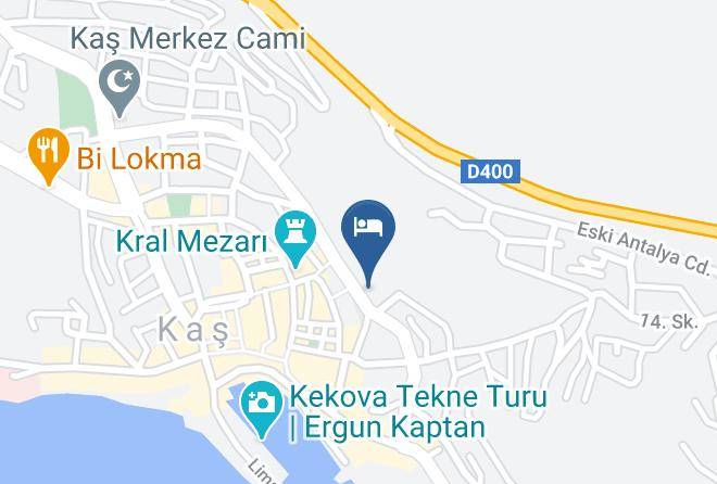 Kas - Kas Yoga Evi Maps