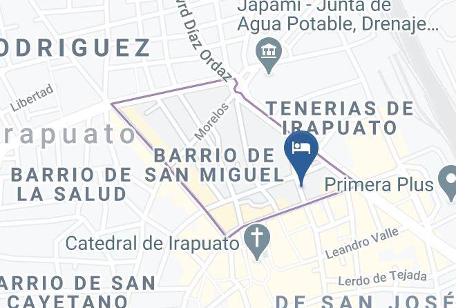 Irapuato - Kasa Hotel & Suites Maps