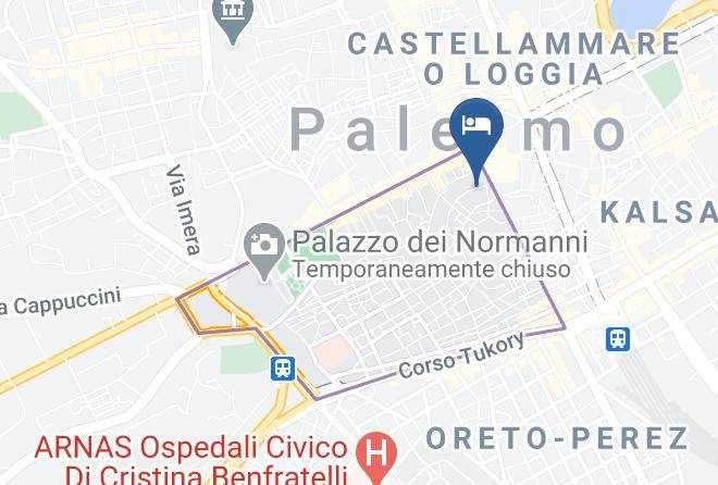Palermo - Kasa Makeda La Martorana Maps