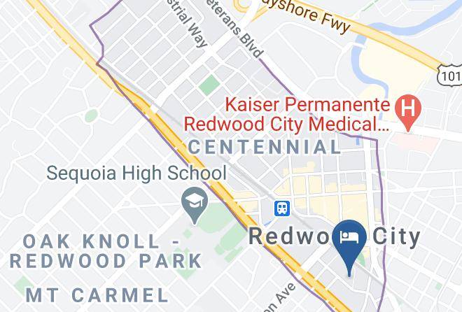 San Mateo - Kasa Redwood City Maps