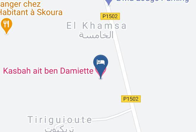 Meknes Tafilalet - Kasbah Ait Ben Damiette Maps