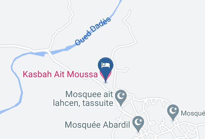 Meknes Tafilalet - Kasbah Ait Moussa Maps