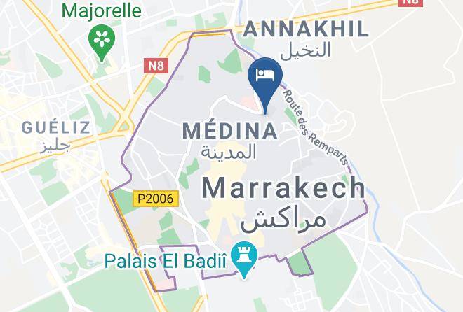 Marrakesh - Kasbah Baha Baha Maps
