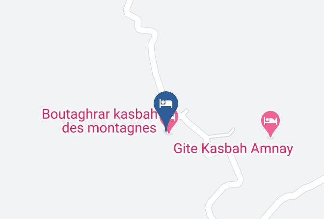 Meknes Tafilalet - Boutaghrar Kasbah Des Montagnes Maison D'hotes Maps