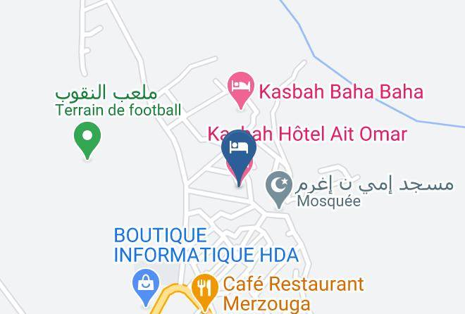 Meknes Tafilalet - Kasbah Hotel Ait Omar Maps