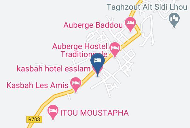Meknes Tafilalet - Kasbah Hotel Esslam Maps