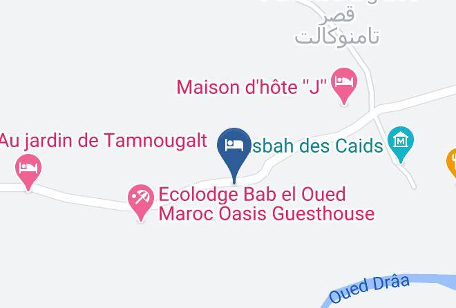 Meknes Tafilalet - Kasbah Itrane Agdz Maps