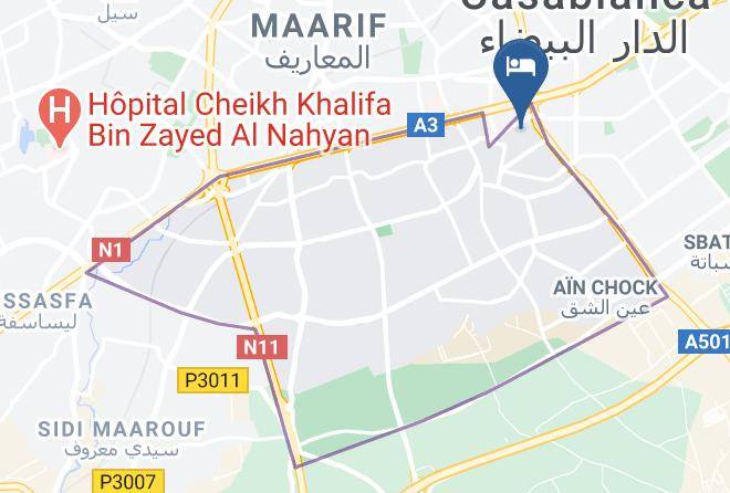 Casablanca - Kasbah Oulad Othmane Maps
