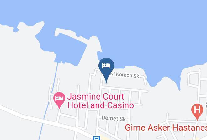 Yukari Girne - Kasgar Court Hotel Maps