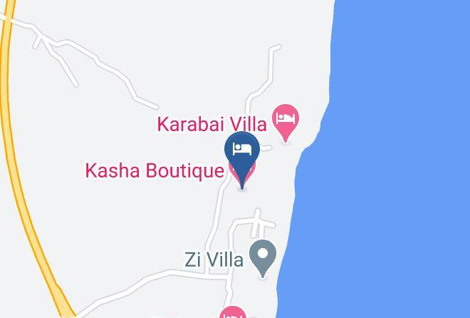 Zansibar North Central - Kasha Boutique Hotel Maps