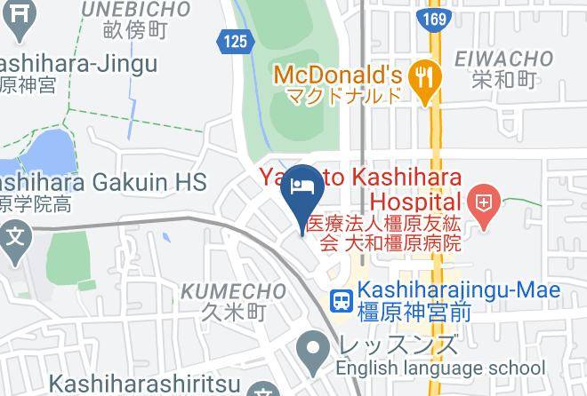 Kashihara City - Kashihara Oak Hotel Maps