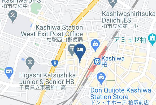 Kashiwa City - Kashiwa Plaza Hotel Maps
