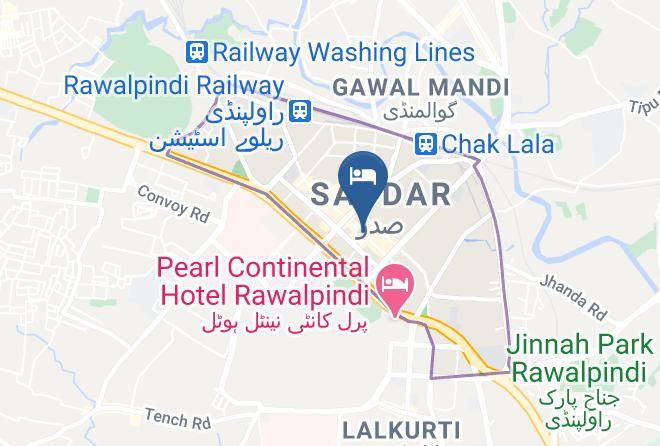 Islamabad - Kashmir Inn Hotel Maps