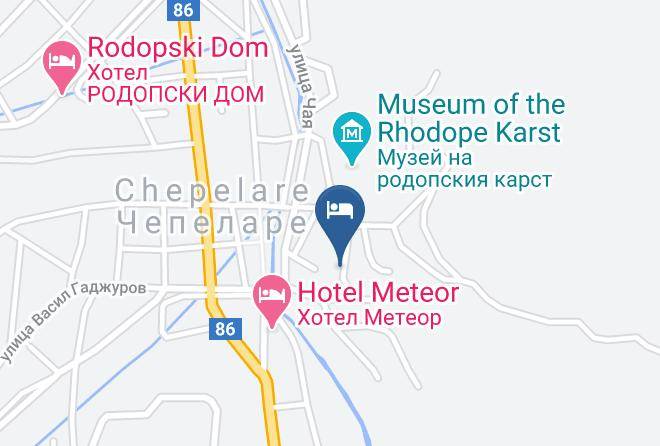 Kashta Za Gosti Chepelare Map