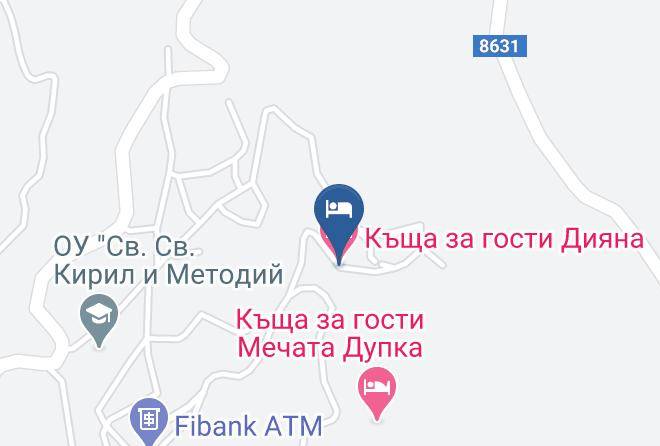 Smolyan - Kashta Za Gosti Diyana Maps