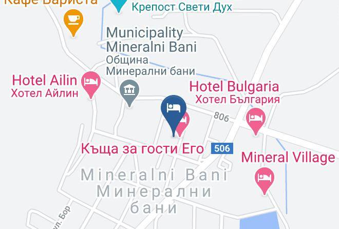 Mineralni Bani - Kashta Za Gosti Ego Maps
