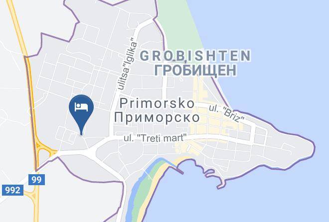 Primorsko - Kashta Za Gosti Eyndzhal Maps