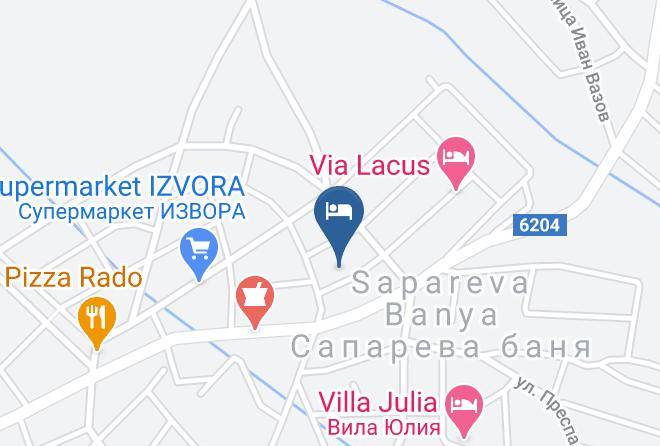 Sapareva Banya - Kashta Za Gosti Ider Maps