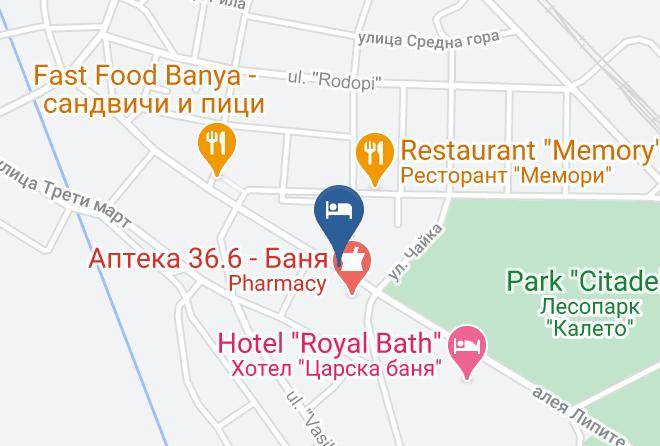 Karlovo - Kashta Za Gosti Ivanovi Banya Karlovsko Maps