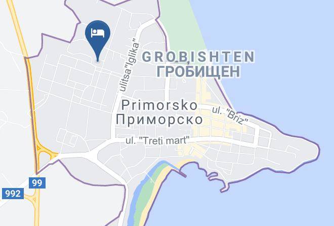 Primorsko - Kashta Za Gosti Kurdovi Maps