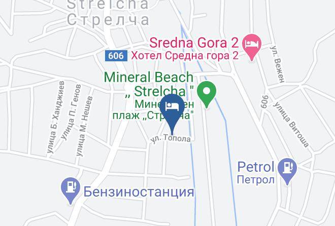 Strelcha - Kashta Za Gosti Raya Maps