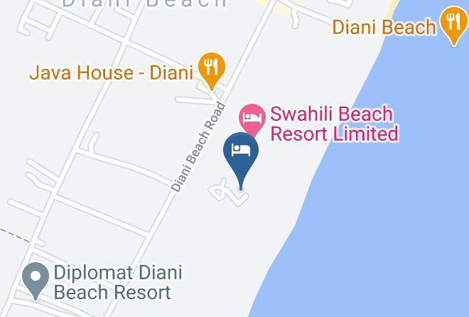 Kwale - Kaskazi Beach Resort Maps
