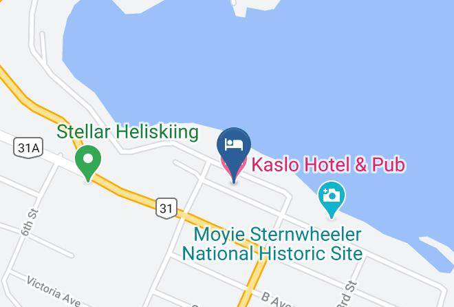 Central Kootenay - Kaslo Hotel & Pub Maps