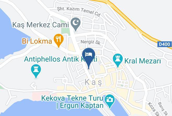 Kas - Kasmahal Hotel Maps