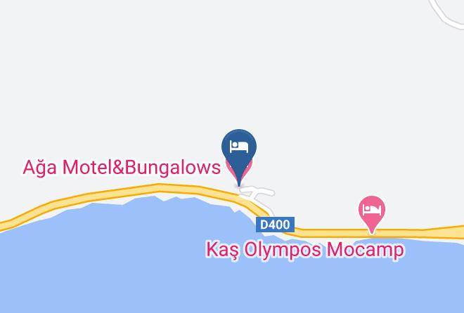 Kas - Aga Motel&bungalows Maps