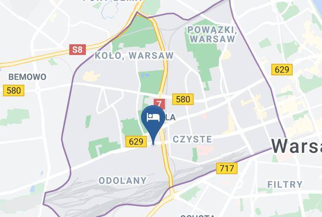 Warsaw - Kasprzaka Blue Maps