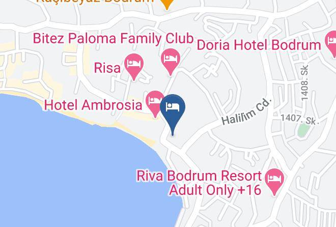 Bodrum - Bitez Kassandra Hotel Maps