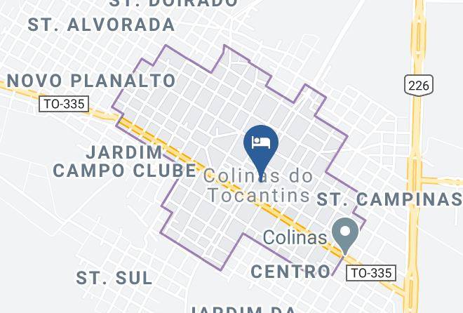Colinas Do Tocantins - Kassia Hotel Maps