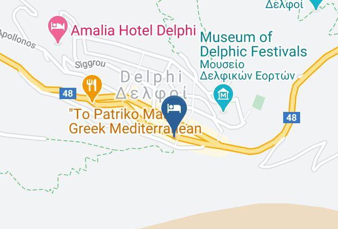 Fokis - Kastalia Boutique Hotel Maps