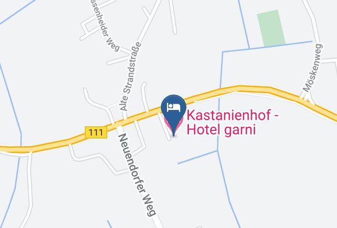 Vorpommern Greifswald - Kastanienhof Hotel Garni Maps