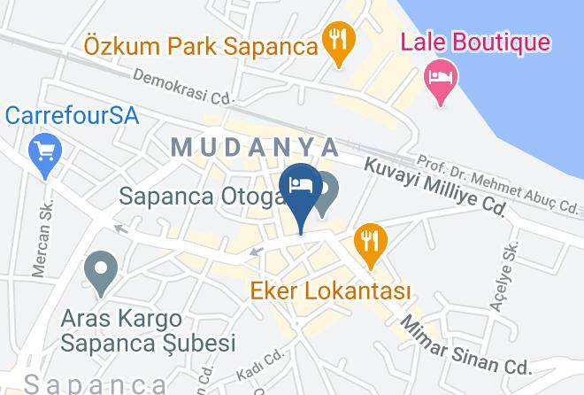 Sapanca - Kastarci Otel Maps