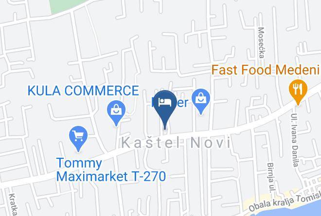 Kastela - Kastel Novi Croacia Maps