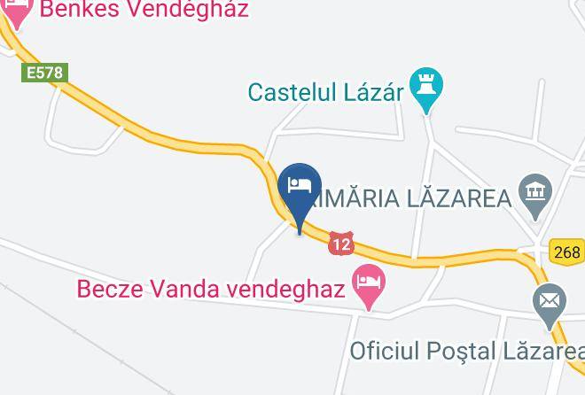Lazarea - Kastely Panzio Maps