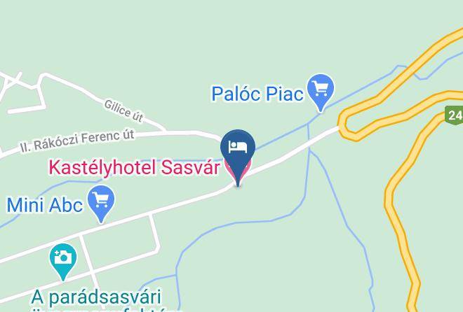 Paradsasvar - Kastelyhotel Sasvar Maps