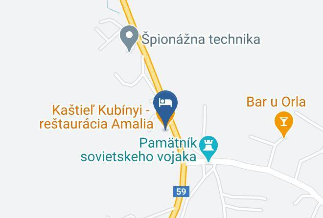 Kastiel Kubinyi Restauracia Amalia Map