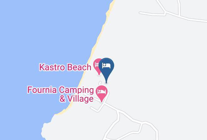 Ilia - Kastro Beach Maps