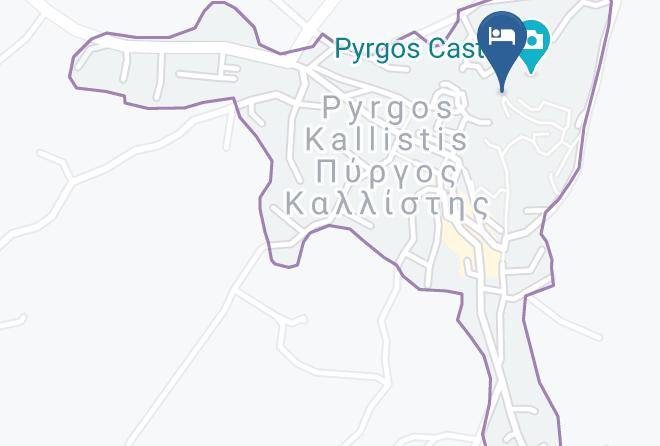 Thira - Kastro Mansion Maps