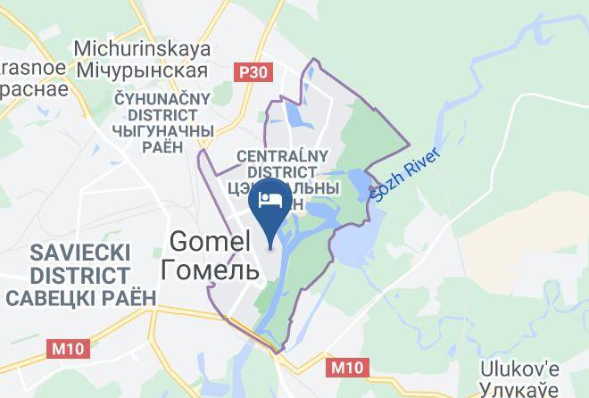 Gomel - Kastrycnickaja Hotel Maps