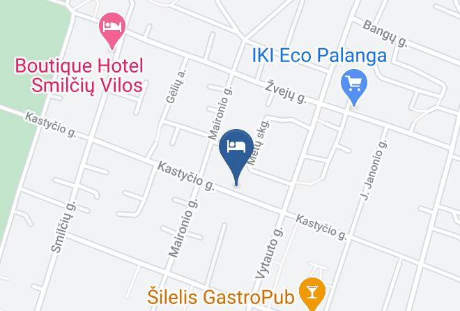 Palanga - Kastycio 25 Palanga Maps
