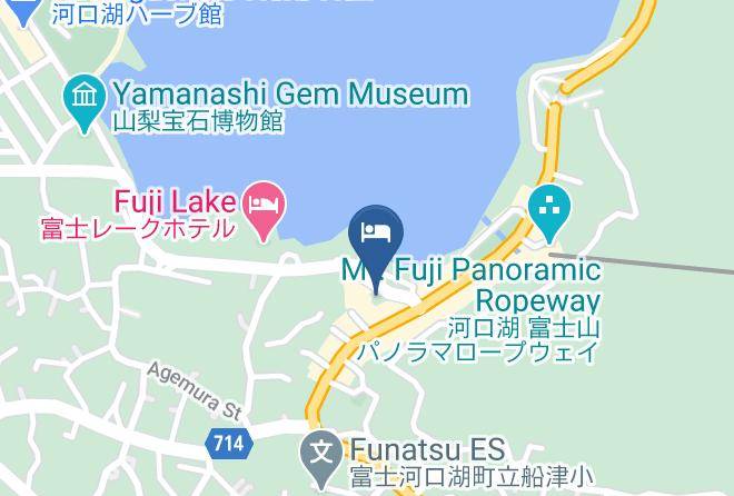 Fujikawaguchiko Townminamitsuru District - Kasuitei Ooya Maps