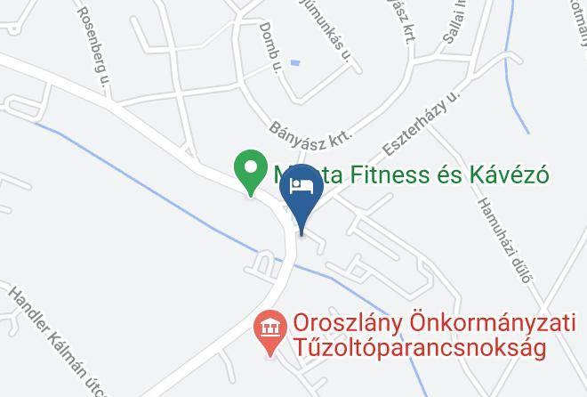 Oroszlany - Kata Panzio Maps