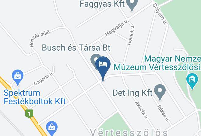 Vertesszrlrs - Katalin Vendeghaz Maps