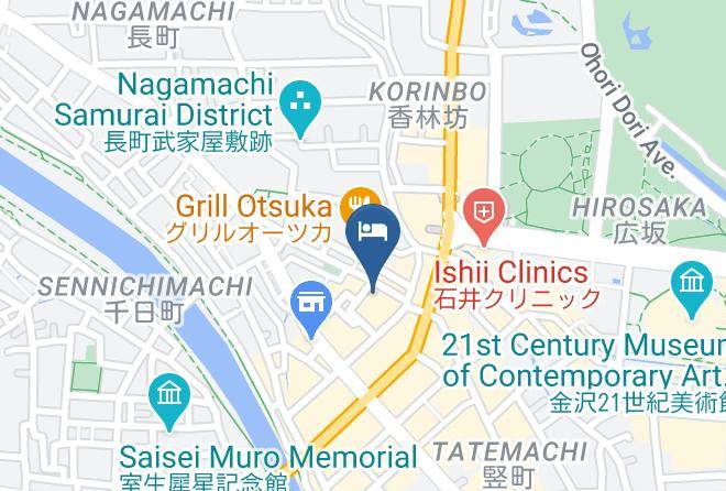 Kanazawa City - Katamachi Tour Hotel Maps